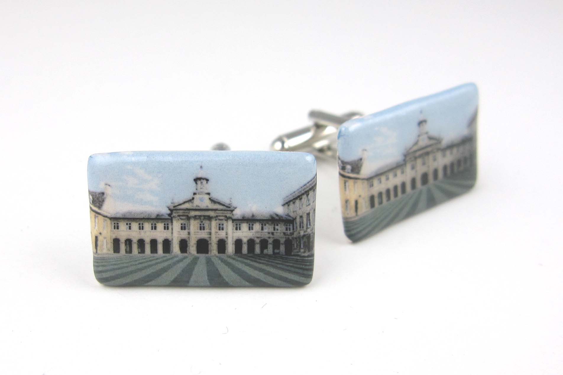 Emmanuel College Cambridge quad cufflinks